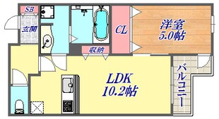 テラコート北野坂の物件間取画像